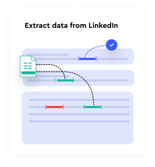 Extract data from LinkedIn